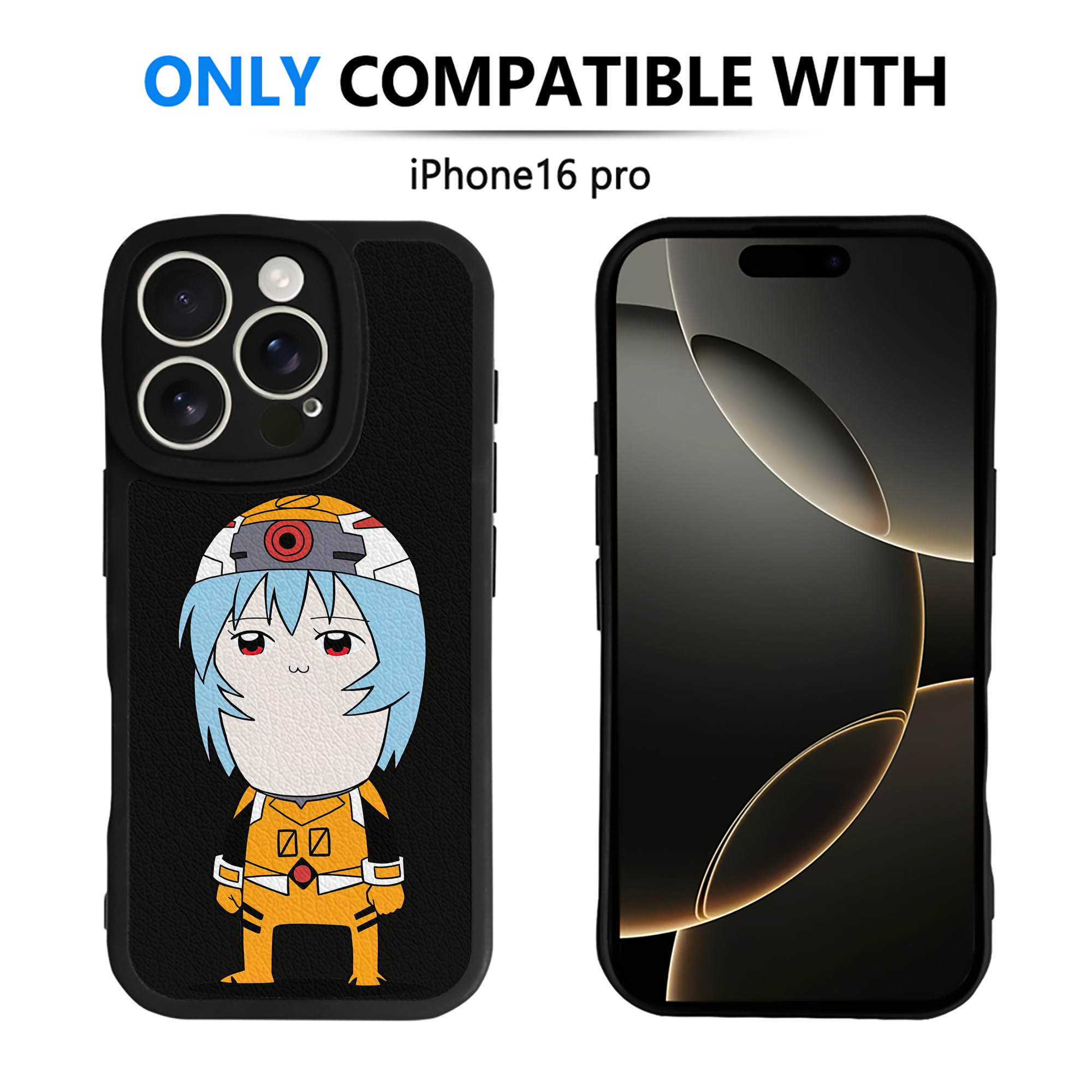 （画像用） EVA 新世紀エヴァンゲリオン 【iPhone 16シリーズ対応】シリコンスマホケース（レザー調） 材質：シリコン